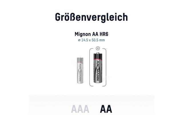 ANS 1522-0043 - Alkaline Batterie, AA (Mignon), 100er-Pack