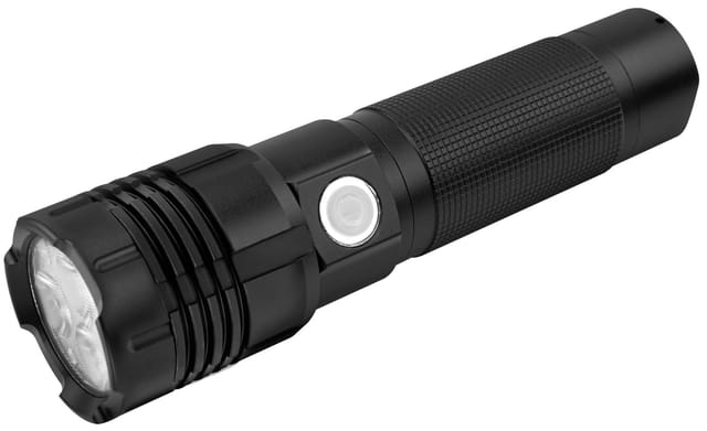 ANS 1600-0445 - LED-Taschenlampe Pro 3000R, 3200 lm, schwarz, Akku