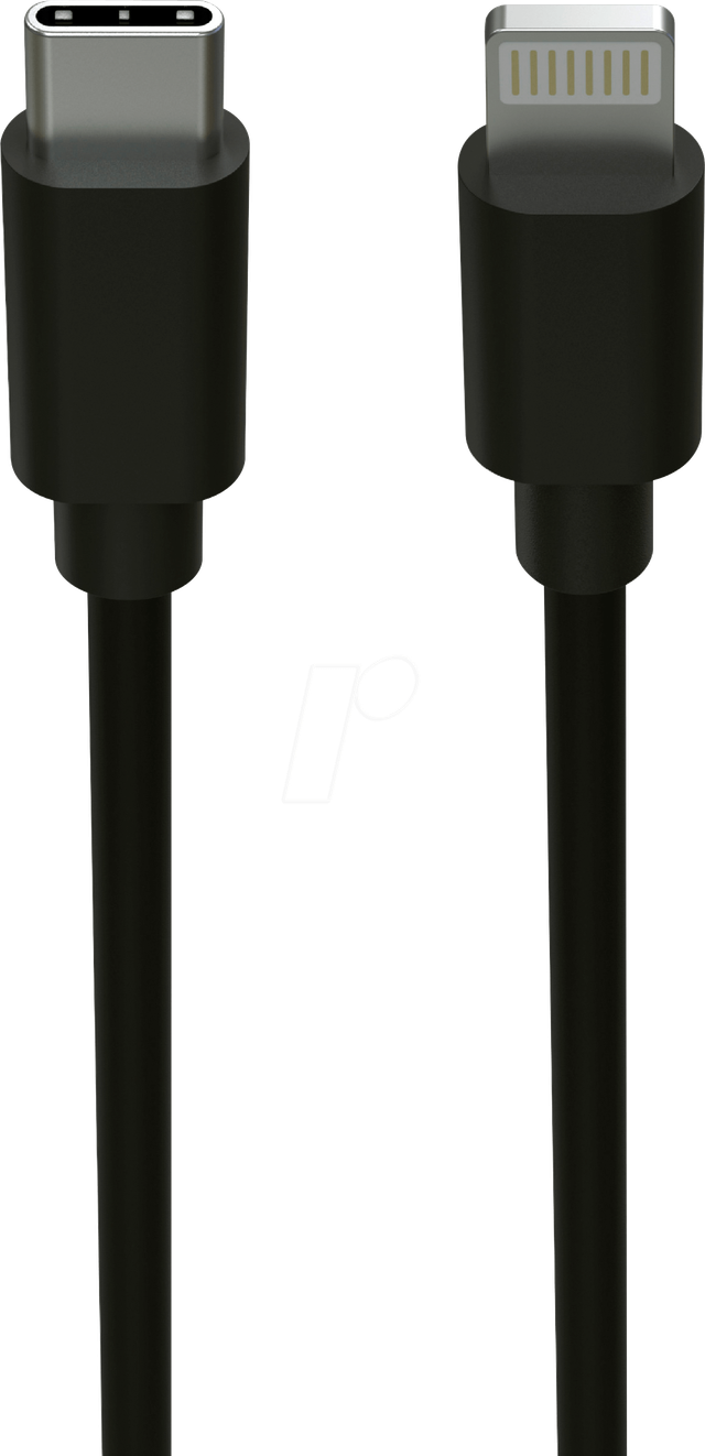 ANS 1700-0106 - Daten-/ Ladekabel USB C-Stecker > Lightning schwarz 1,2 m