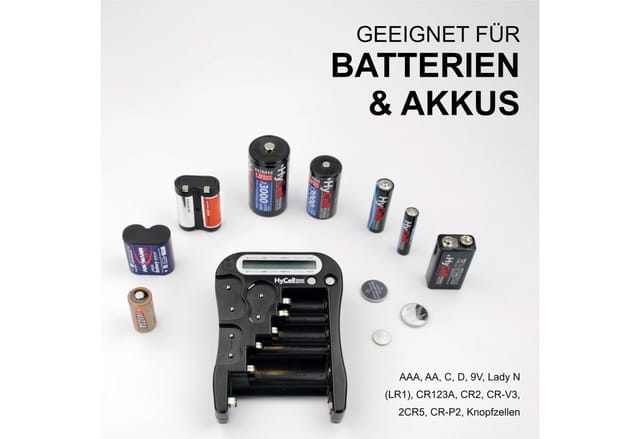 ANS 1900-0037 - Batterietester für Rund- und Knopfzellen, digital