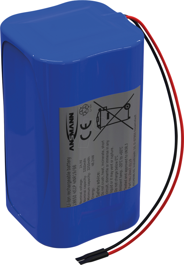 ANS 2447-0119 - Lithium-Ionen Akkupack, 14,4 V, 3350 mAh, 4S1P