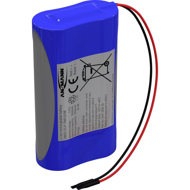 ANS 2447-3030-20 - Lithium-Ionen Akkupack, 7,27 V, 3500 mAh, 2S1P