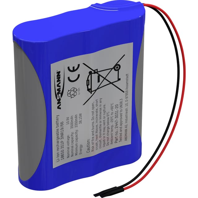 ANS 2447-3031-20 - Lithium-Ionen Akkupack, 10,9 V, 3500 mAh, 3S1P