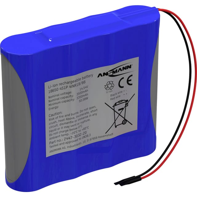 ANS 2447-3032-20 - Lithium-Ionen Akkupack, 14,5 V, 3500 mAh, 4S1P