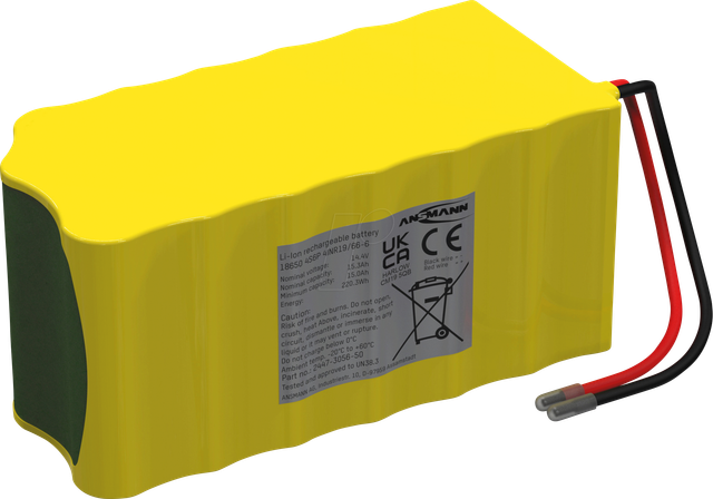 ANS 2447-3056-50 - Lithium-Ionen Akkupack, 14,4 V, 15300 mAh, 4S6P
