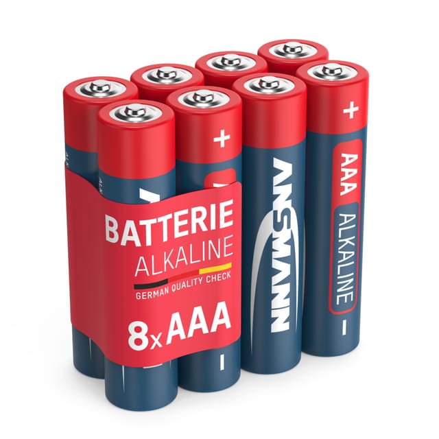 ANS 5015360 - Red, Alkalinebatterie, AAA (Micro), 8er-Pack