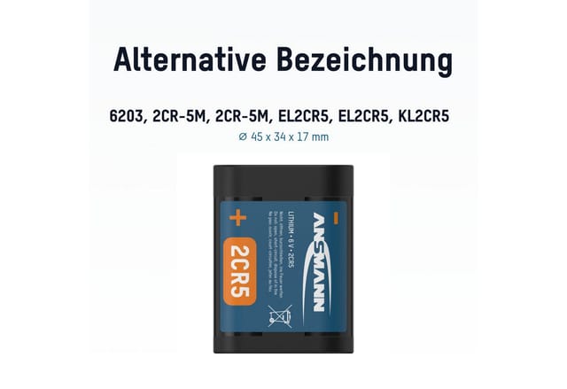 ANS 5020032 - Lithium Batterie, 2CR5, 1er-Pack