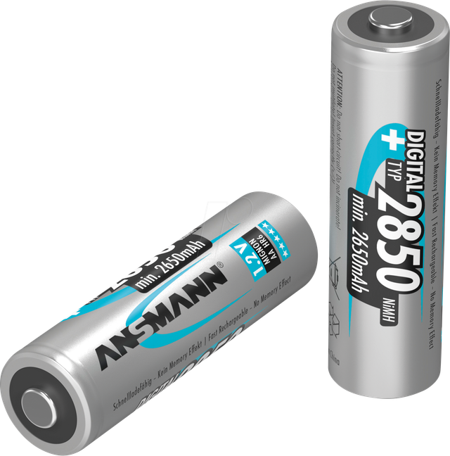ANS 5035021 - Digital, NiMh Akku, AA (Mignon), 2850 mAh, 1er-Pack