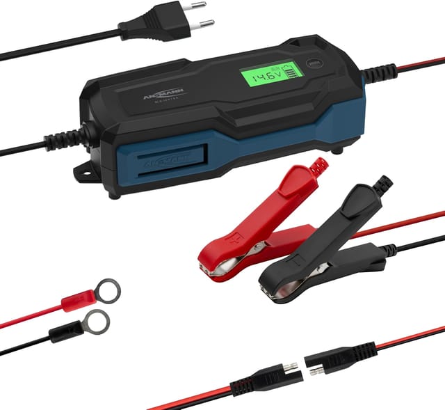 ANS BC 6-12V-6A - Automatik-Ladegerät für Blei-, Lithiumakkus, IP65, 6 - 12 V / 6