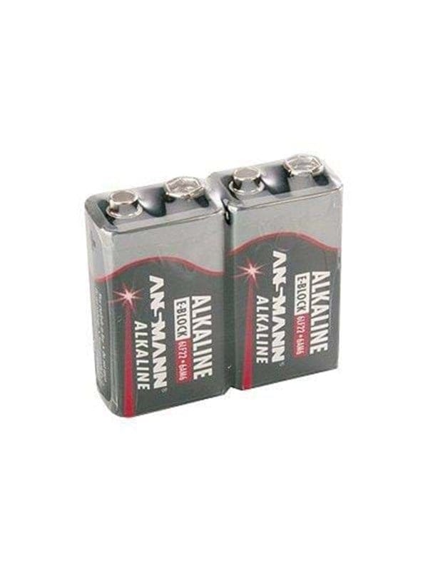 ANS RED 2X9V - Red, Alkaline Batterie, 9-V-Block, 2er-Pack
