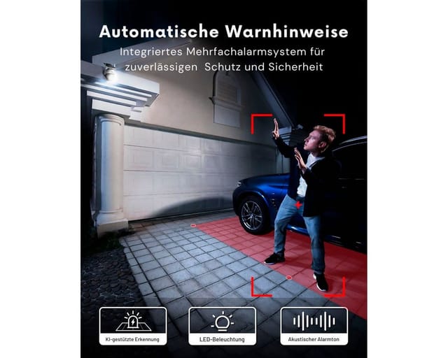 AOSU C9C - Überwachungskamera, IP, WLAN, außen