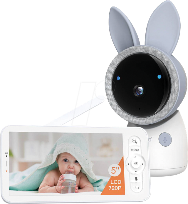 ARENTI AINANNYA4 - Babyphone mit Kamera und 5"-Farbdisplay