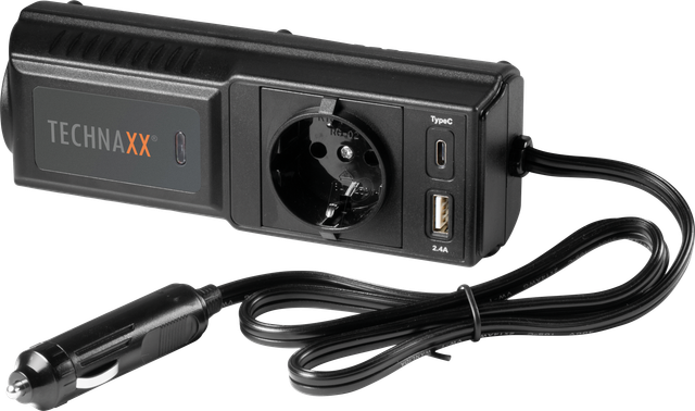 TECHNAXX TE21 - Wechselrichter, 200 W, Schutzkontakt