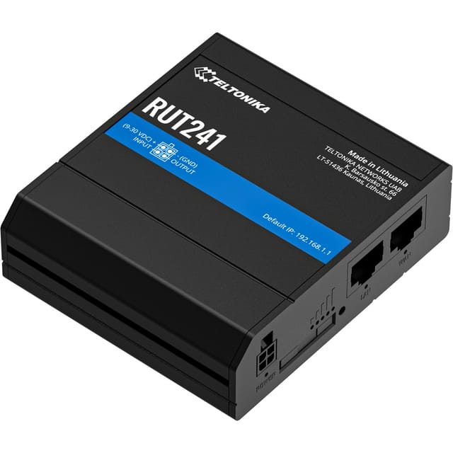 TELTONIKA RUT241 - Industrial LTE Router, WLAN