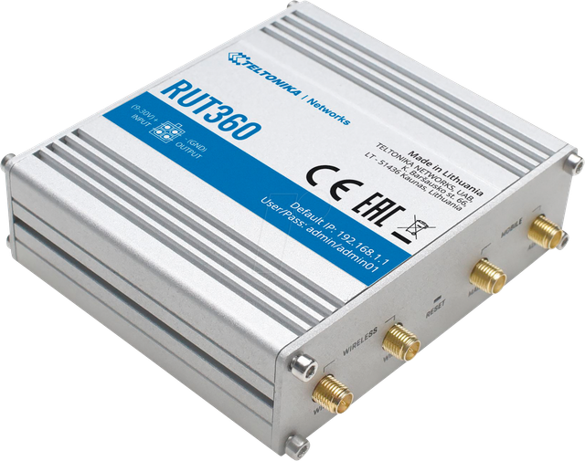 TELTONIKA RUT360 - Industrial LTE Router