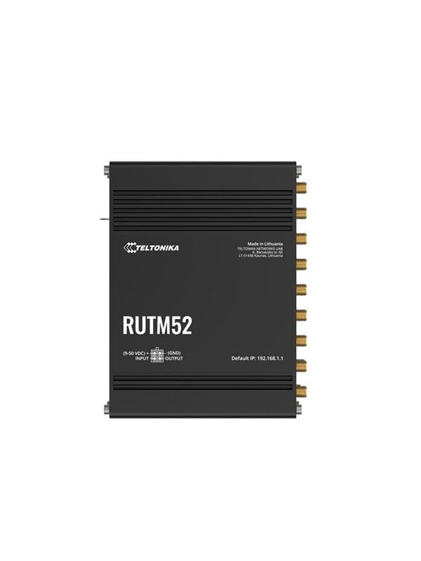 TELTONIKA RUTM52 - Industrial 5G Router, WLAN, 4G, Dual SIM