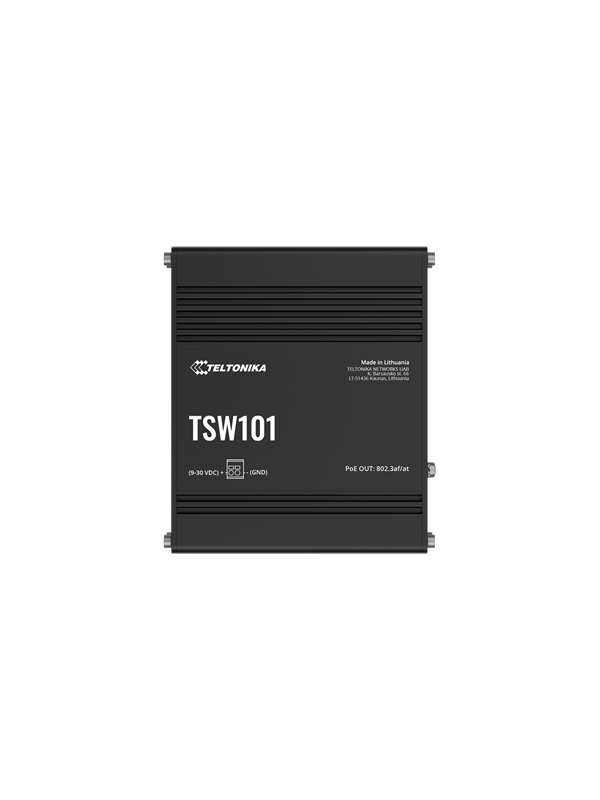 TELTONIKA TSW101 - Switch, 5-Port, Gigabit Ethernet, PoE+