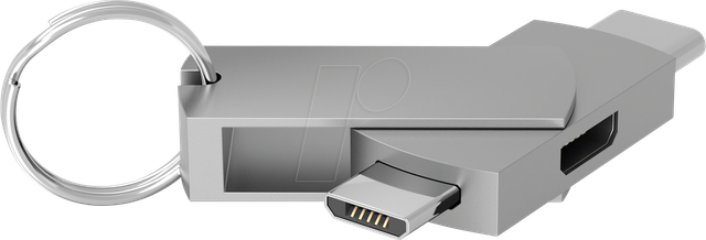 TERRATEC 272989 - USB Adapter, C-Stecker > Micro-B-Stecker+Buchse