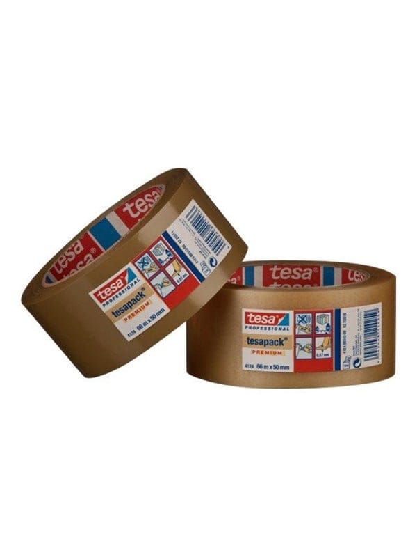 TESA 04124-00343 - tesapack® Professional, PVC, 66 m x 50 mm, braun