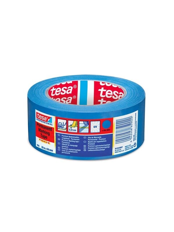 TESA 04169 BL - tesa 4169 Markierungsband, 33m x 50mm, blau