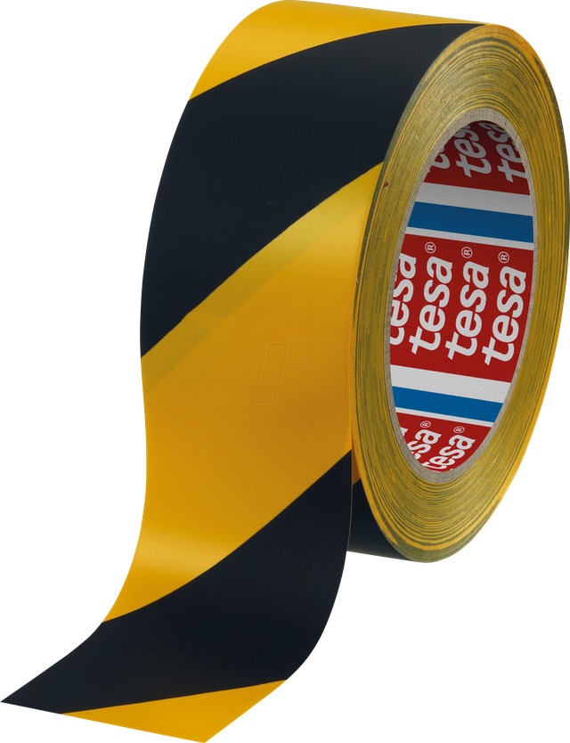 TESA 04169 SW/GE - tesa 4169 Markierungsband, 33m x 50mm, schwarz-gelb