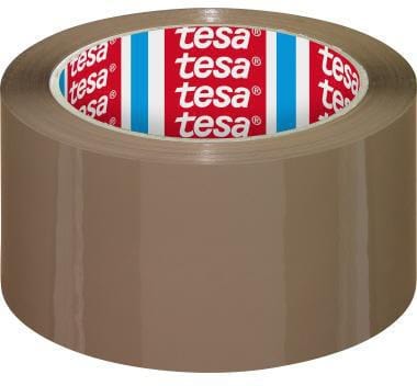 TESA 04195-00001 - tesapack® Verpackungsklebeband, 66m x 50mm, braun