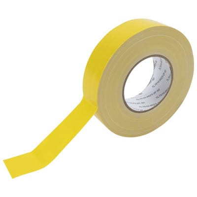 TESA 04651GE-38 - Gewebeband tesaband® Premium, offenes Gewebe, 38 mm, gelb