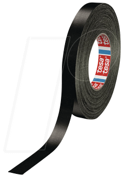 TESA 04651SW-38 - Gewebeband tesaband® Premium, offenes Gewebe, 38 mm, schwarz
