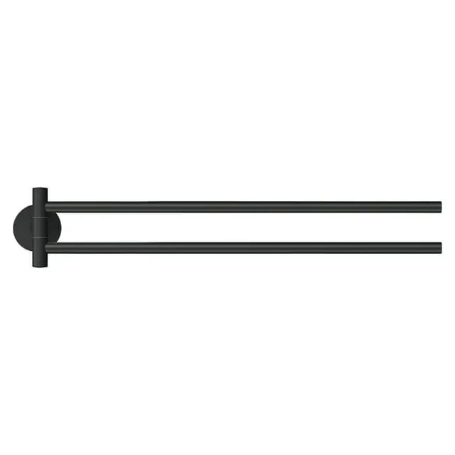 TESA 40562 - tesa Moon Black Handtuchhalter 2-armig