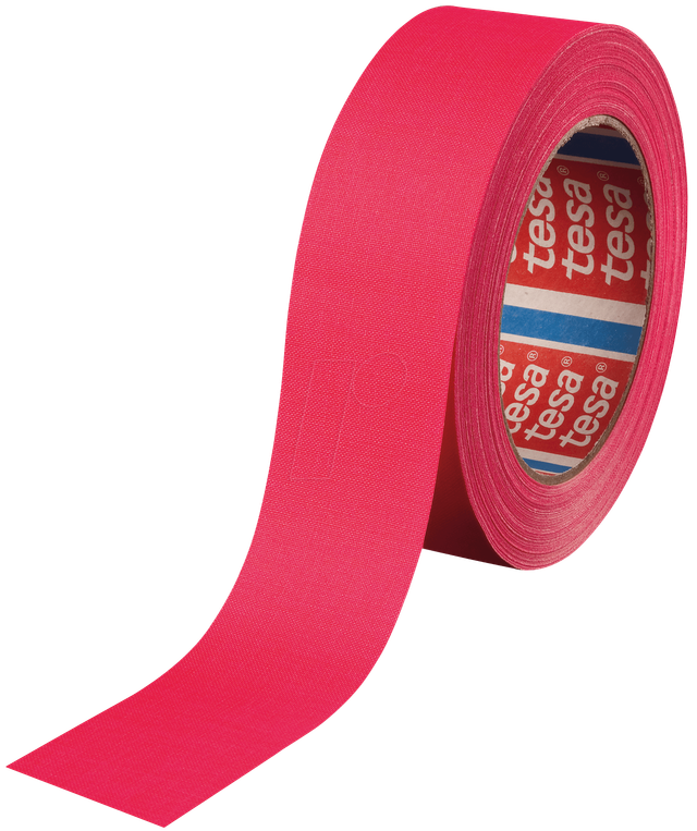 TESA 4671PI-25 - Gewebeband Highlight, 25 x 25 mm, neonpink