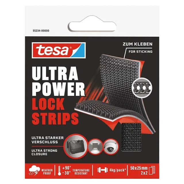 TESA 55234 - Ultra Power Lock Strips 4x 50 x 25