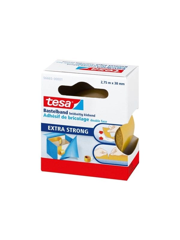 TESA 56665 - tesa® Klebeband, doppelseitig, 2,75 m x 38 mm