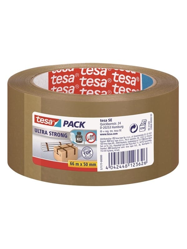 TESA 57177 - tesapack® Ultra Strong, 66 m x 50 mm, braun