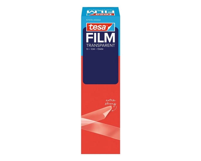 TESA 57370 - tesafilm® transparent, 10 m x 15 mm, 10 Rollen