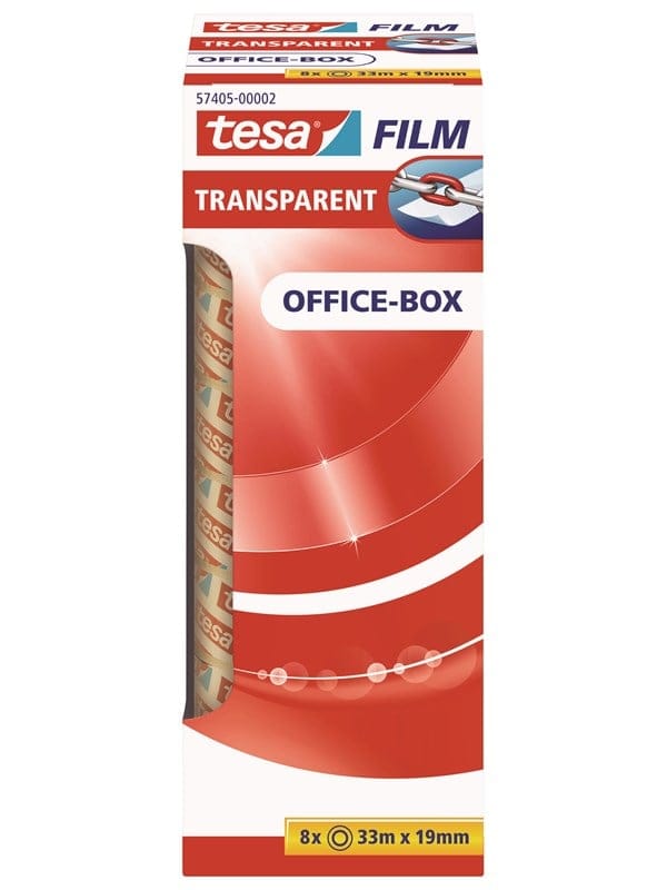 TESA 57405 - tesafilm® transparent, 33 m x 19 mm, 8 Rollen
