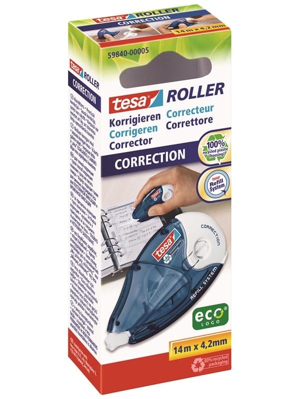 TESA 59840 - tesa® Roller Korrigieren, 14 m x 4,2 mm