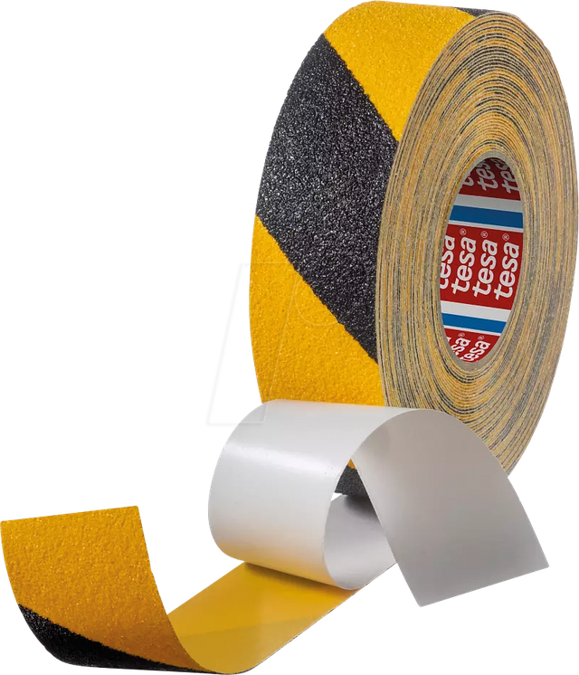 TESA 60954 SW/GE - tesa Anti-Rutsch-Klebeband Heavy Duty, 18 m x 50 mm, SW/GE