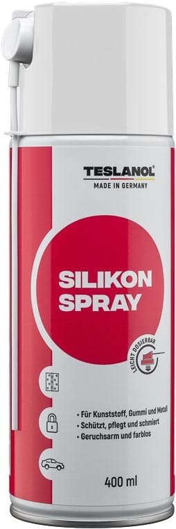 TESLANOL 26042 - Silikonspray Dose mit 400 ml mit Sprühröhrchen