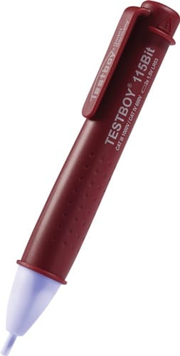 TESTBOY 115 BIT - Spannungsprüfer, 12 - 1000 V AC, mit Bit-Aufnahme