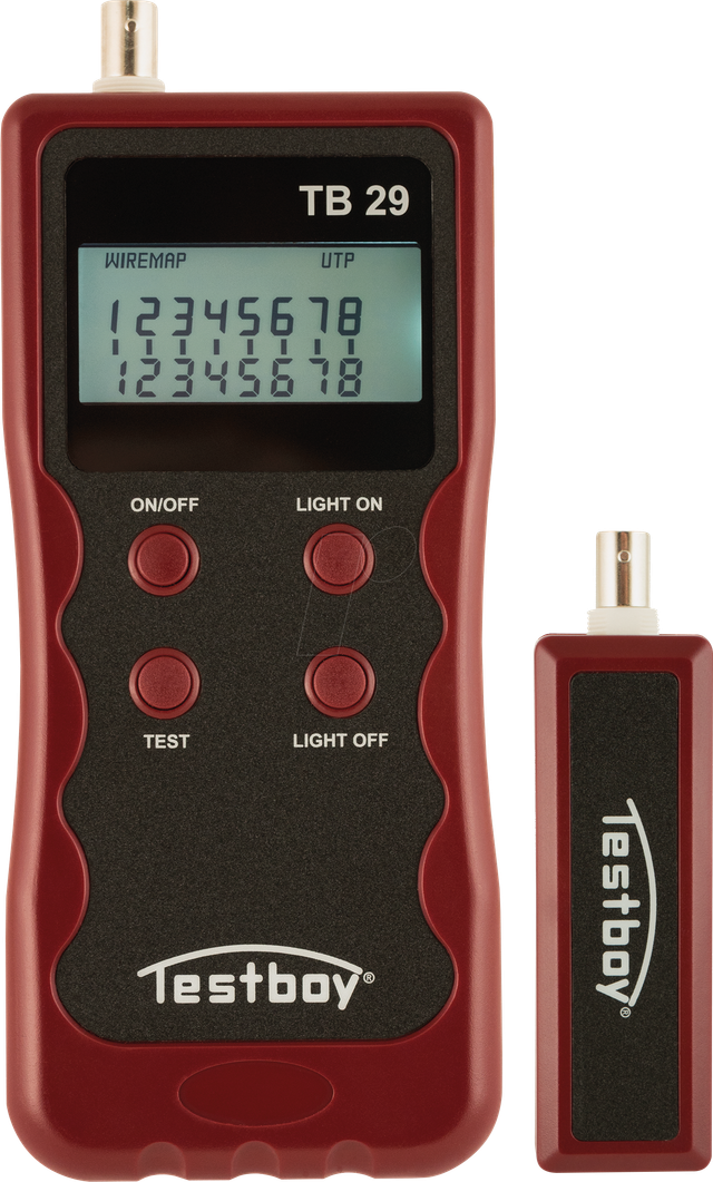 TESTBOY 29 - Verdrahtungstester für Netzwerk-, Telefon- und Koaxialkabel