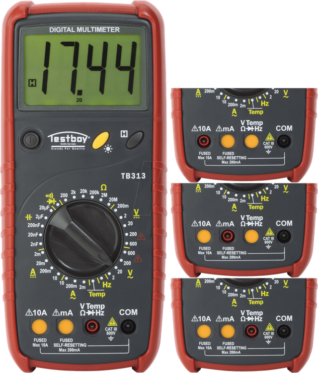 TESTBOY 313 - Multimeter 313, digital
