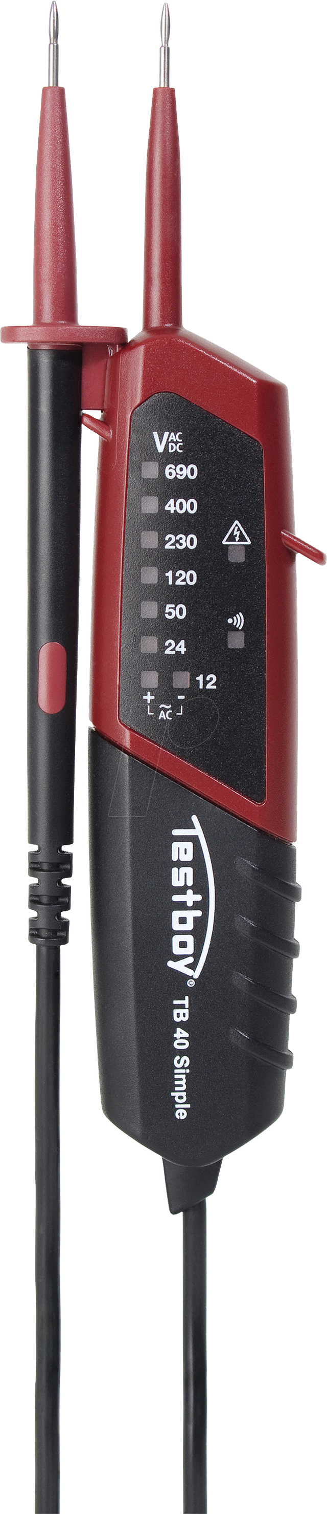 TESTBOY 40 SI - Spannungsprüfer, 12 - 690 V AC/DC, LED-Anzeige