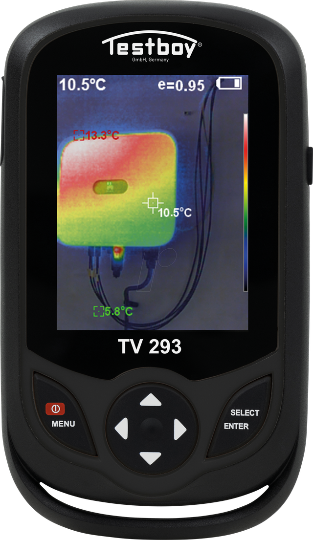 TESTBOY TV 293 - Wärmebildkamera TV 293, -20 °C ... 300 °C