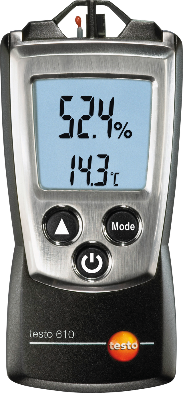 TESTO 0560 0610 - Thermo-Hygrometer testo 610, 0 bis 100 %rF