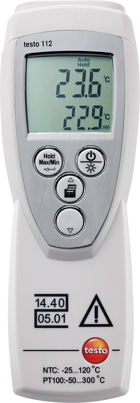 TESTO 0560 11281 - Digital-Thermometer testo 112, konformitätsbewertet