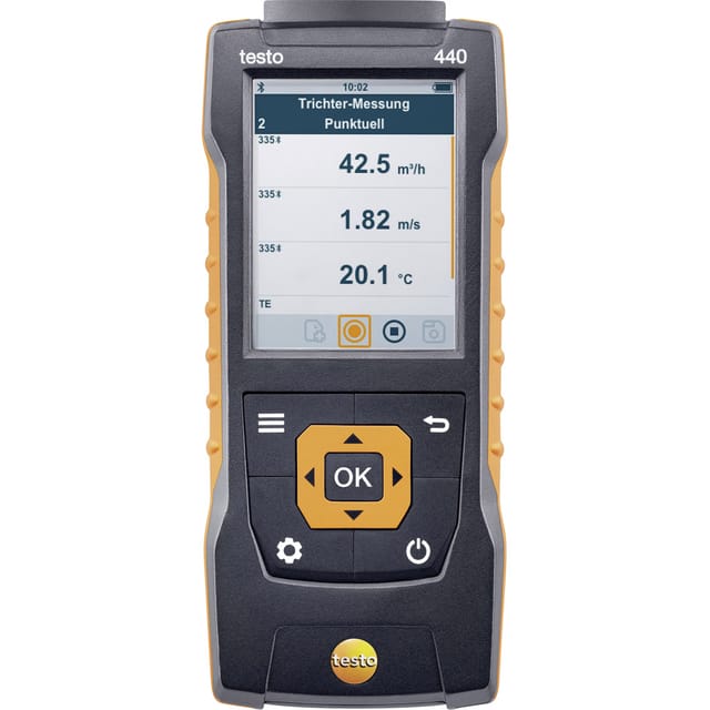 TESTO 0560 4401 - Klimamessgerät testo 440, -200 ... +1370 °C, NTC, Typ-K
