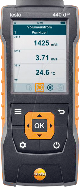TESTO 0560 4402 - Klimamessgerät mit Differenzdrucksensor testo 440DP