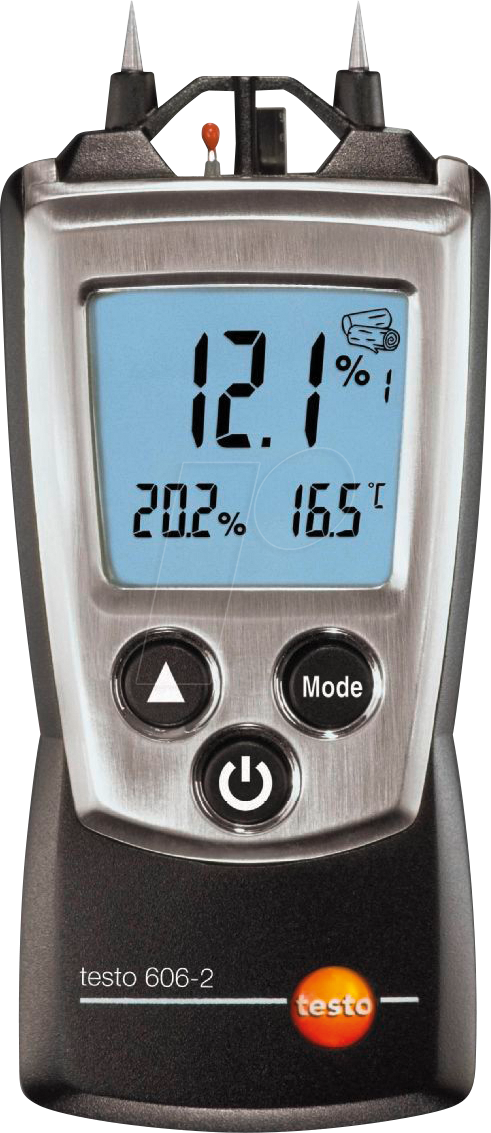 TESTO 0560 6062 - Feuchtigkeitsmessgerät testo 606-2 , für Luft, Holz, Baustoffe