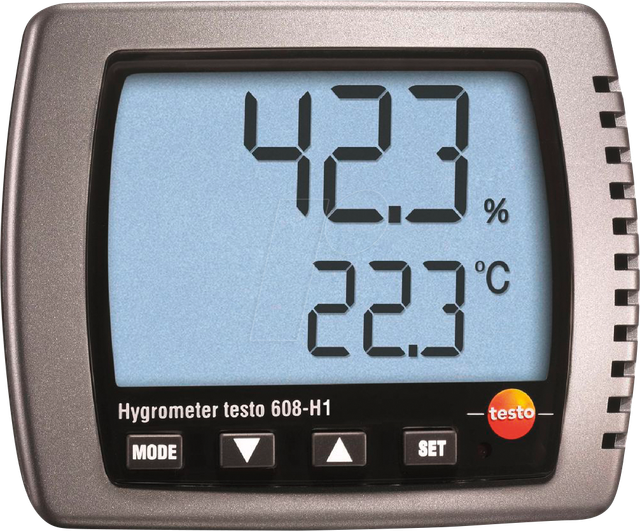 TESTO 0560 6081 - Thermo-Hygrometer testo 608-H1, 10 bis 98 % rF, Schimmelwarner