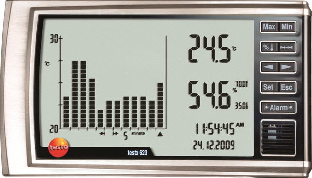 TESTO 0560 6230 - Thermo-Hygrometer testo 623, 0 bis 100 %rF